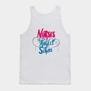 Nurses - Angels in Scrubs Tank Top